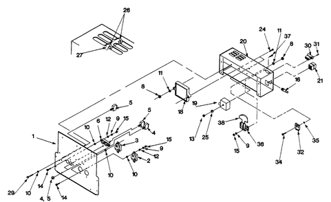 Part Location Diagram of 77244 Briggs and Stratton Field Boost Assembly